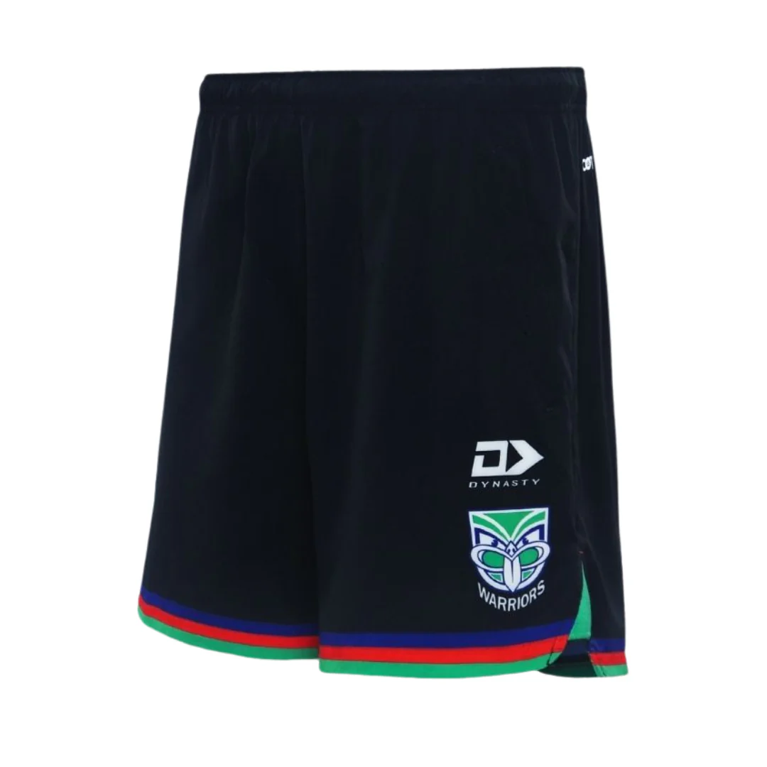 New Zealand Warriors Adults Black Gym Short - Image 3
