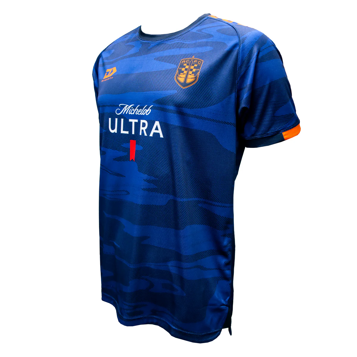 2025 Auckland City Football Club Mens Warm Up Tee - Blue - Image 4