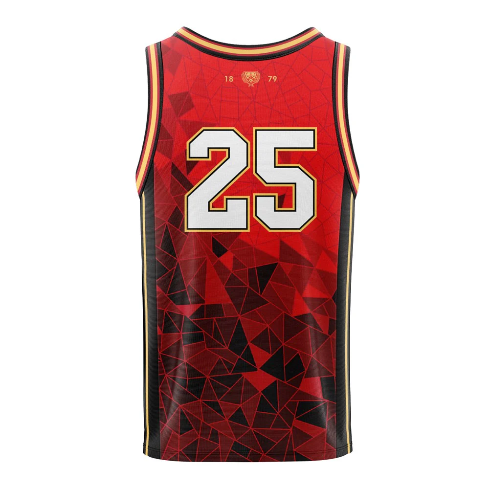 2025 Canterbury Rugby Mens Basketball Singlet - Red - Image 2