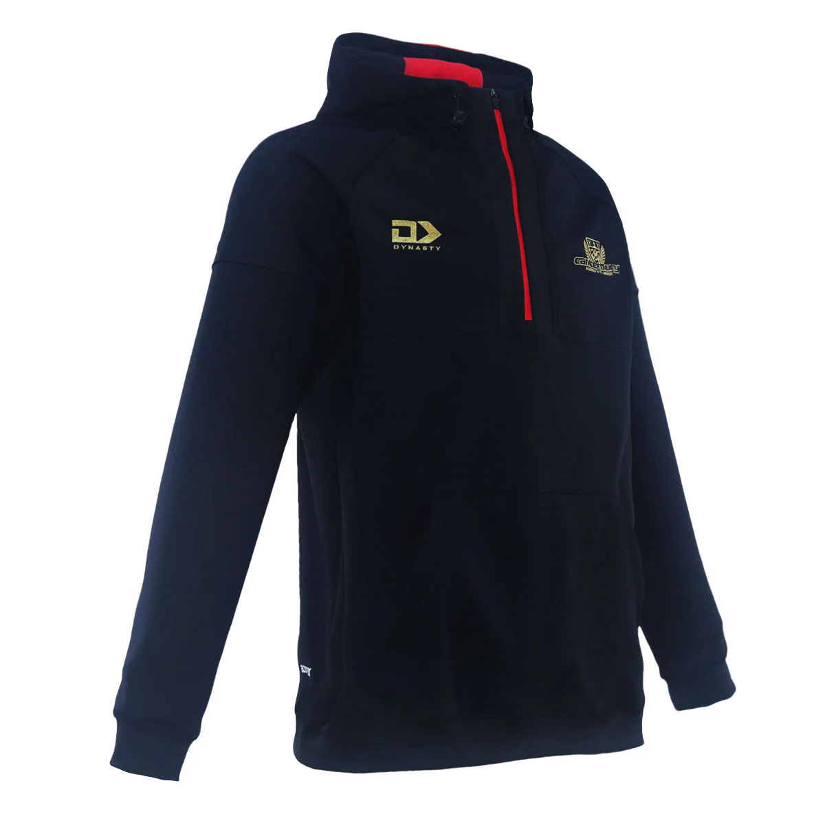 2025 Canterbury Rugby Mens Qtr Zip Hoodie - Black - Image 3