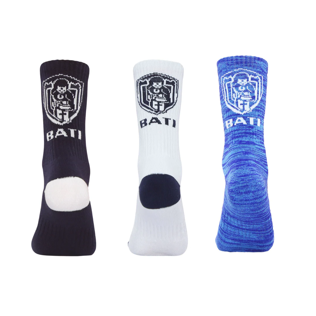 2025 Fiji Bati 3 Pack Crew Sock - Assorted - Image 4