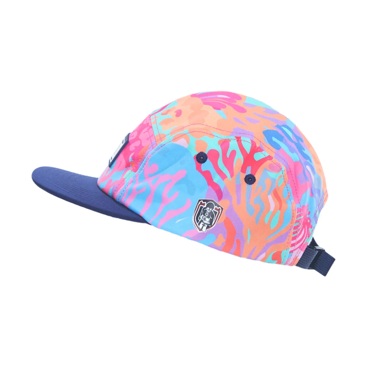 2025 Fiji Bati 5 Panel Hat - Coral - Image 3
