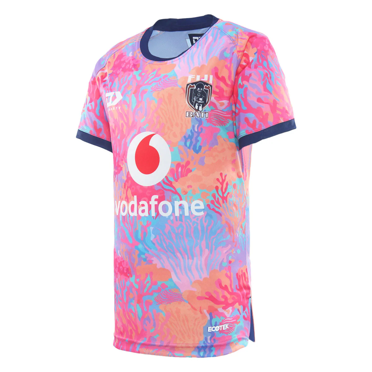 2025 Fiji Bati Junior Warm Up Tee - Coral - Image 3