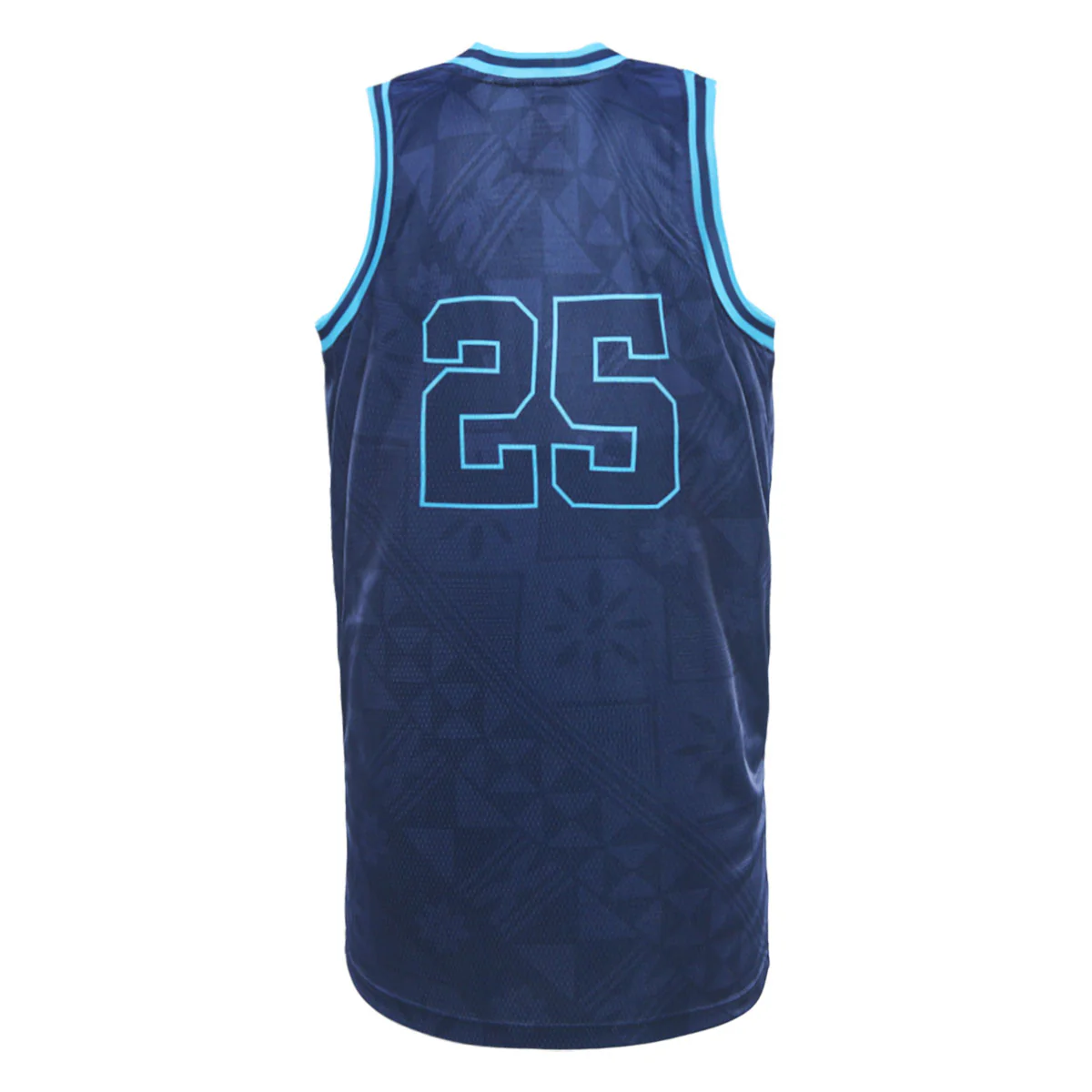 2025 Fiji Bati Mens Basketball Singlet - Navy - Image 4