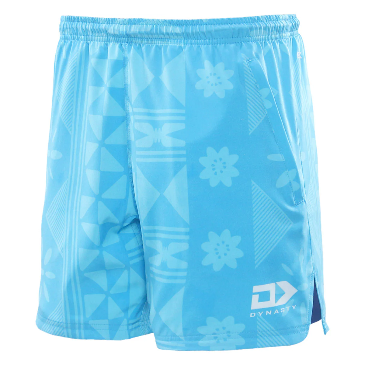 2025 Fiji Bati Mens Gym Shorts - Blue - Image 3