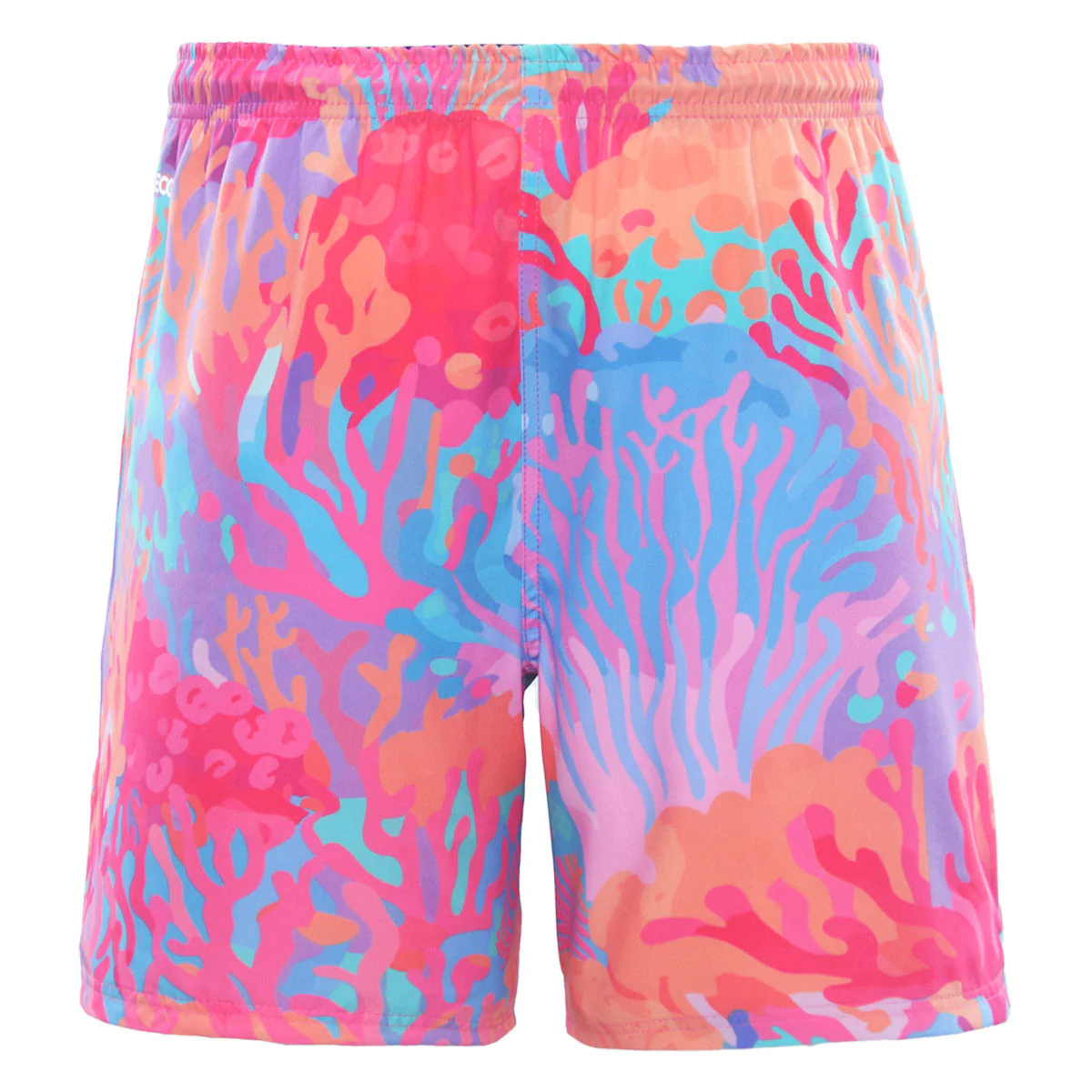 2025 Fiji Bati Mens Gym Shorts - Coral - Image 4