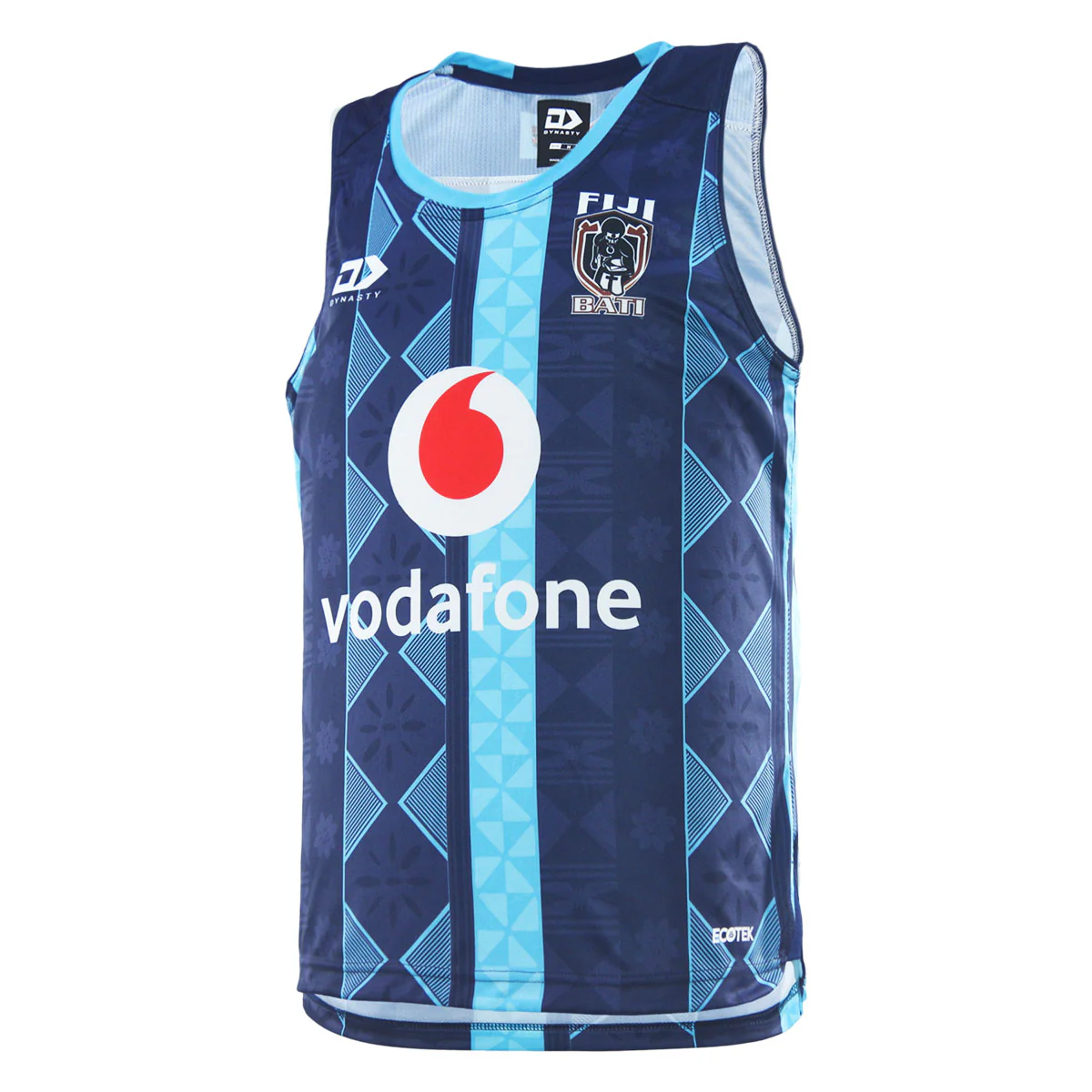 2025 Fiji Bati Mens Training Singlet - Navy - Image 3