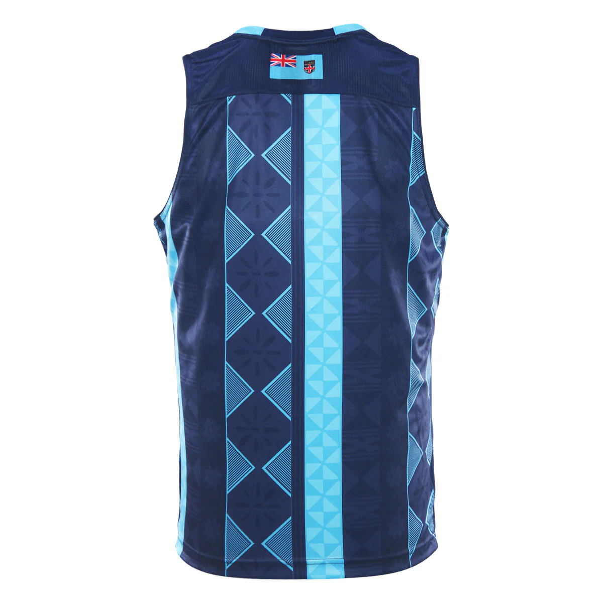 2025 Fiji Bati Mens Training Singlet - Navy - Image 4