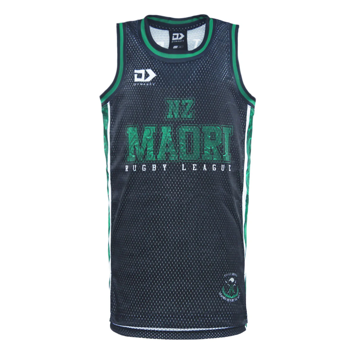 2025 New Zealand Maori Rugby League Junior Basketball Singlet