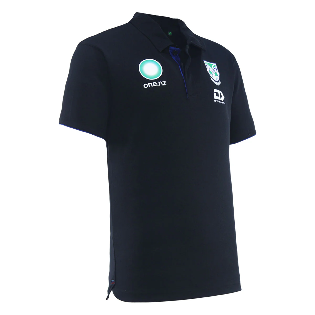 2025 New Zealand Warriors Mens Black Media Polo - Image 4