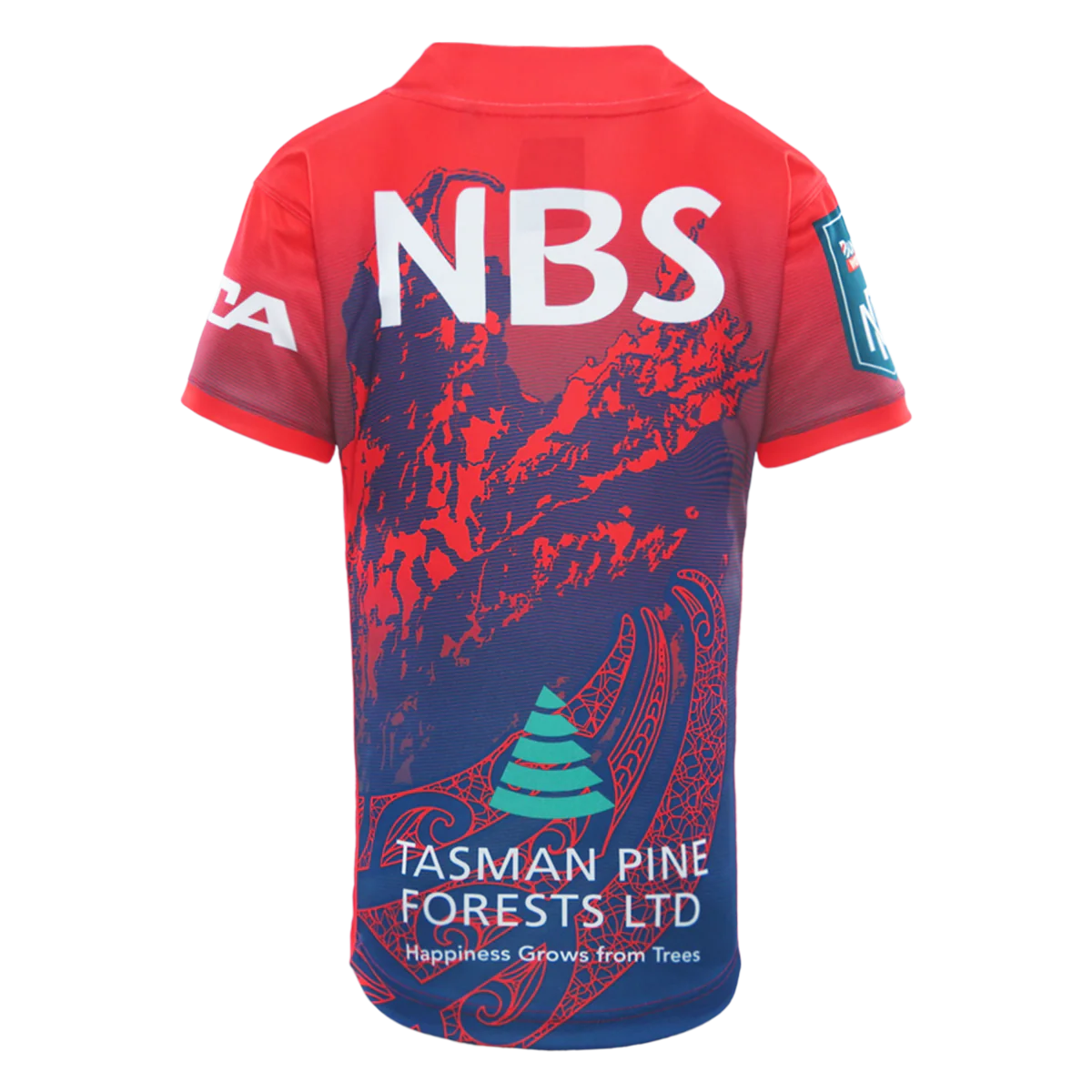 2025 Tasman Mako Junior Replica Home Jersey - Red - Image 4