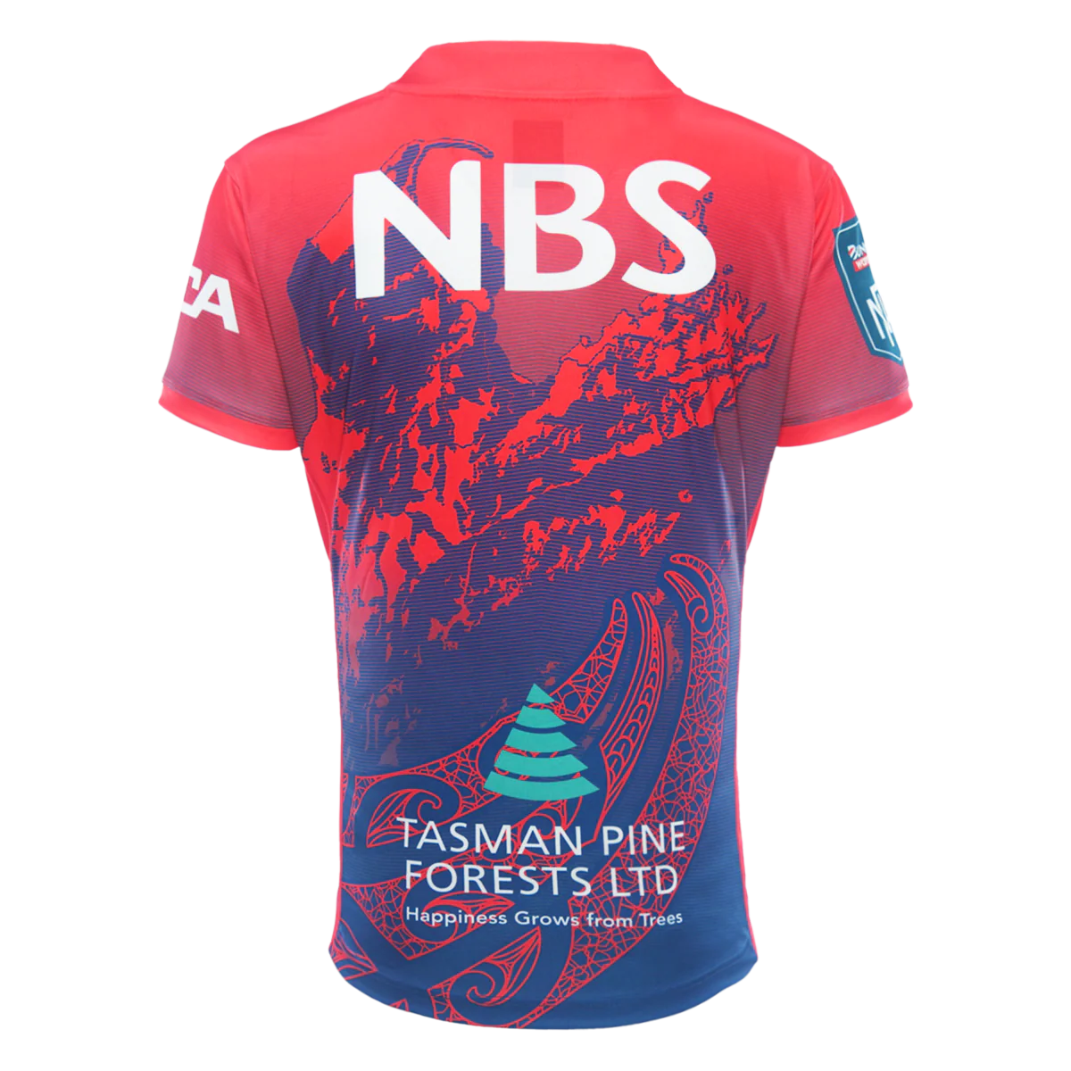 2025 Tasman Mako Mens Replica Home Jersey - Red - Image 4