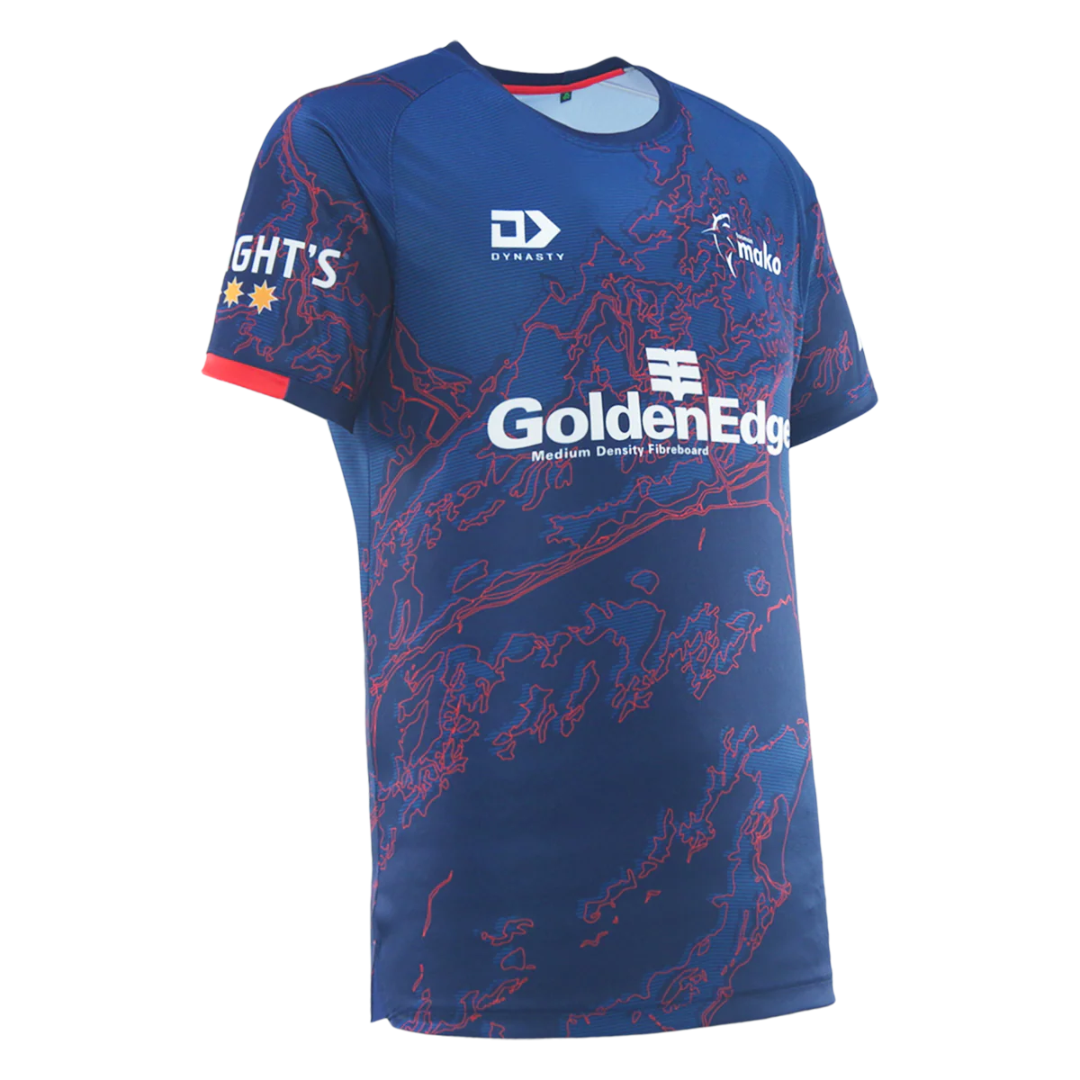 2025 Tasman Mako Mens Training Tee - Navy - Image 2