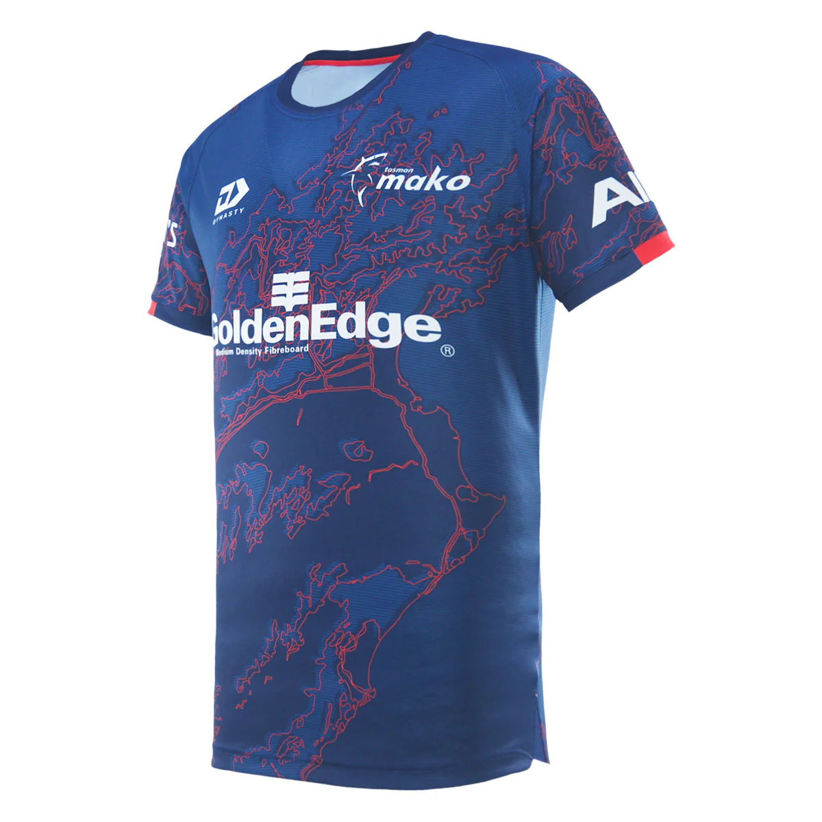 2025 Tasman Mako Mens Training Tee - Navy - Image 3