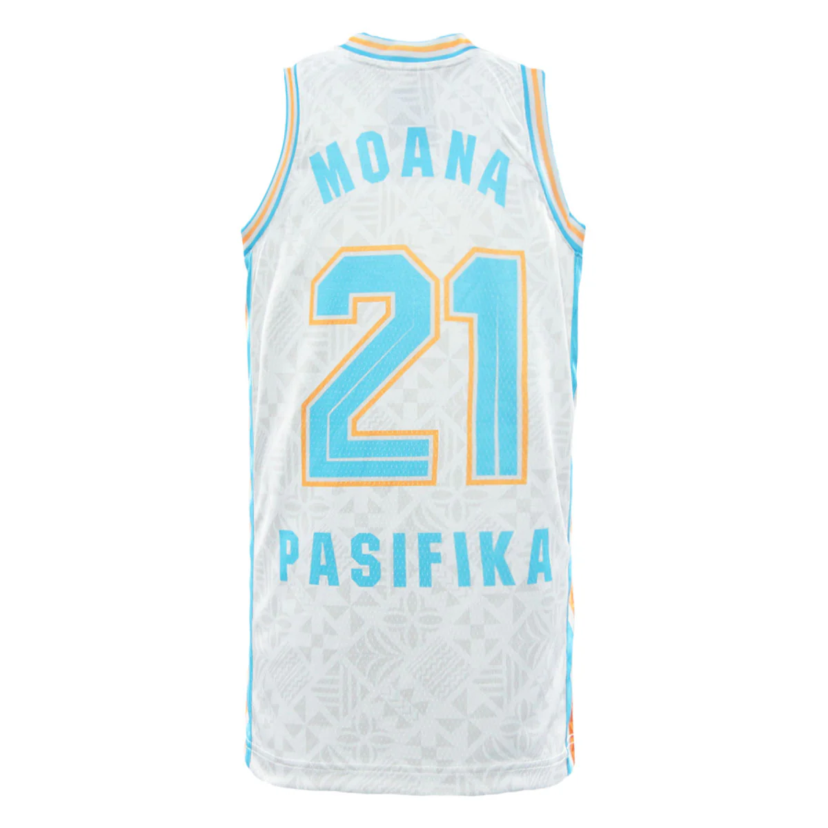 2026 Moana Pasifika Junior Basketball Singlet - Beige - Image 3