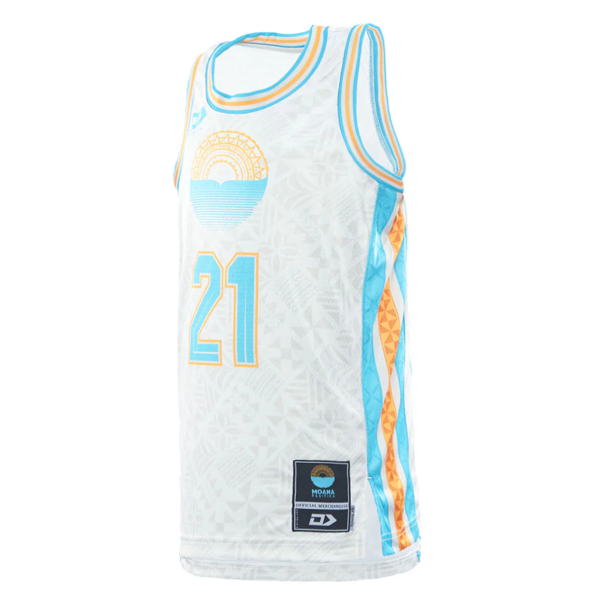 2026 Moana Pasifika Junior Basketball Singlet - Beige - Image 4