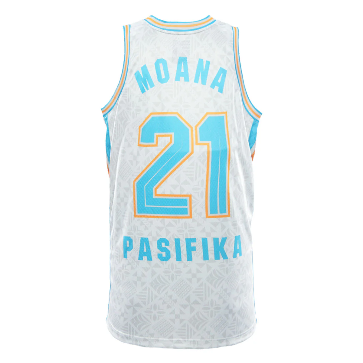 2026 Moana Pasifika Mens Basketball Singlet - Beige - Image 3