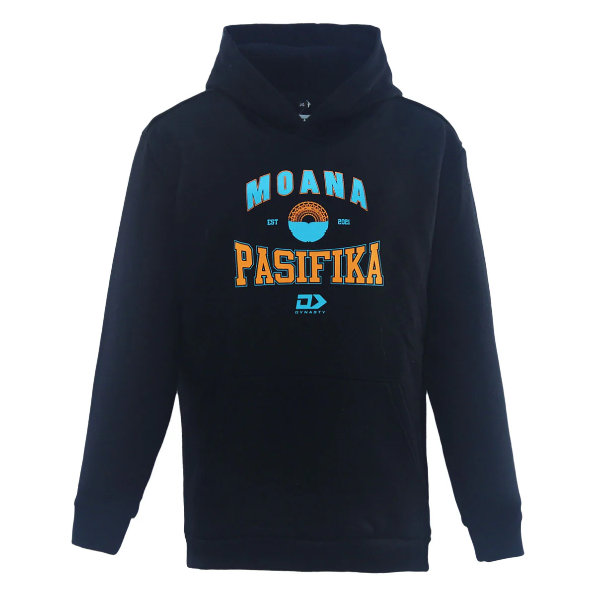 2026 Moana Pasifika Mens Graphic Hoodie - Black
