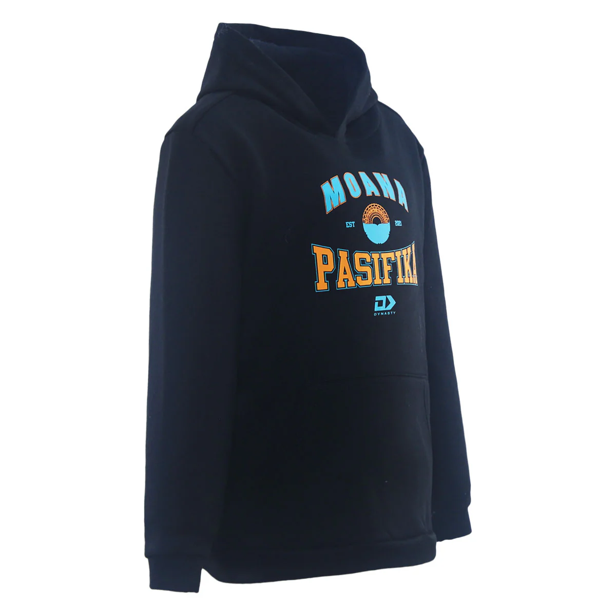 2026 Moana Pasifika Mens Graphic Hoodie - Black - Image 3