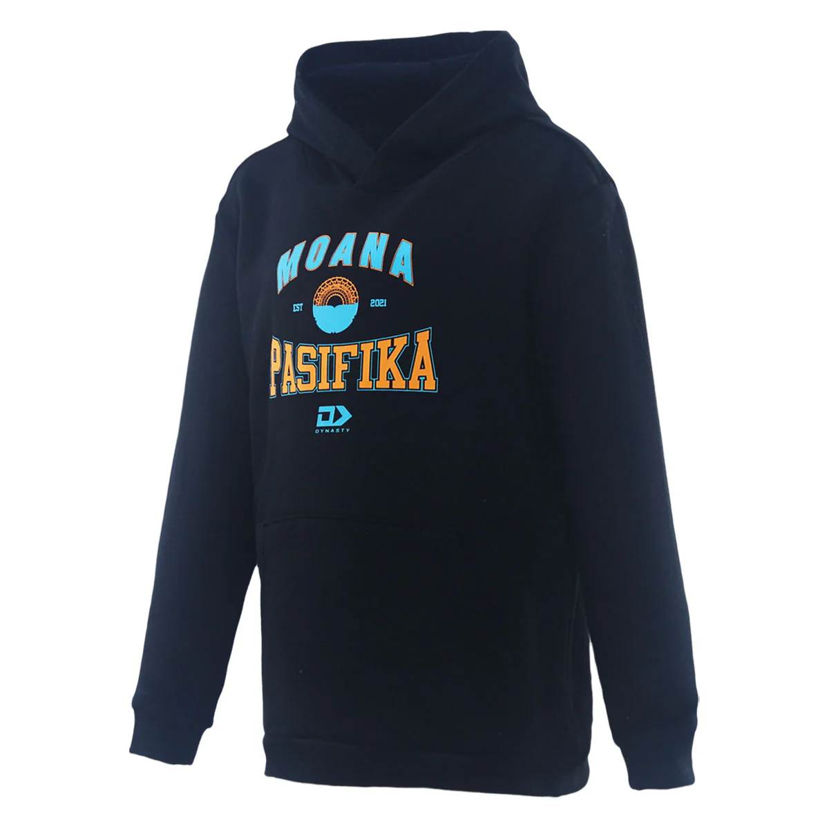 2026 Moana Pasifika Mens Graphic Hoodie - Black - Image 4