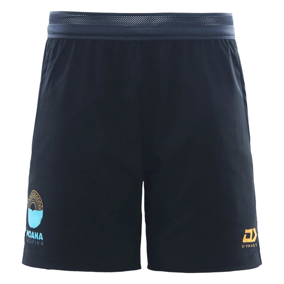2026 Moana Pasifika Mens Gym Short - Black - Image 4