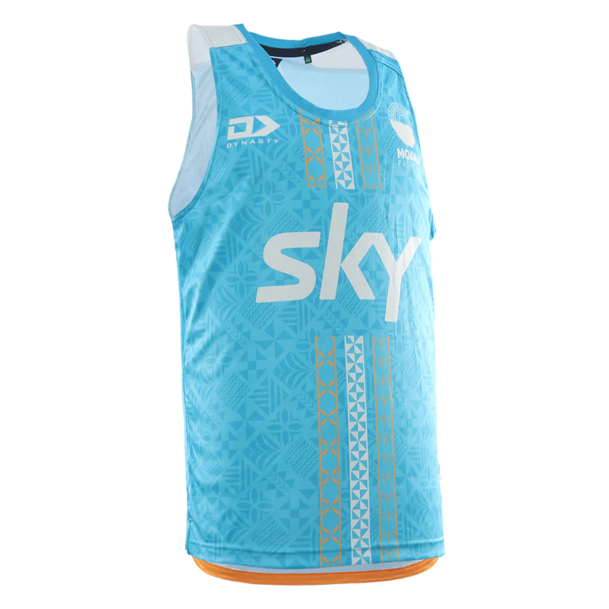 2026 Moana Pasifika Mens Training Singlet - Teal - Image 2