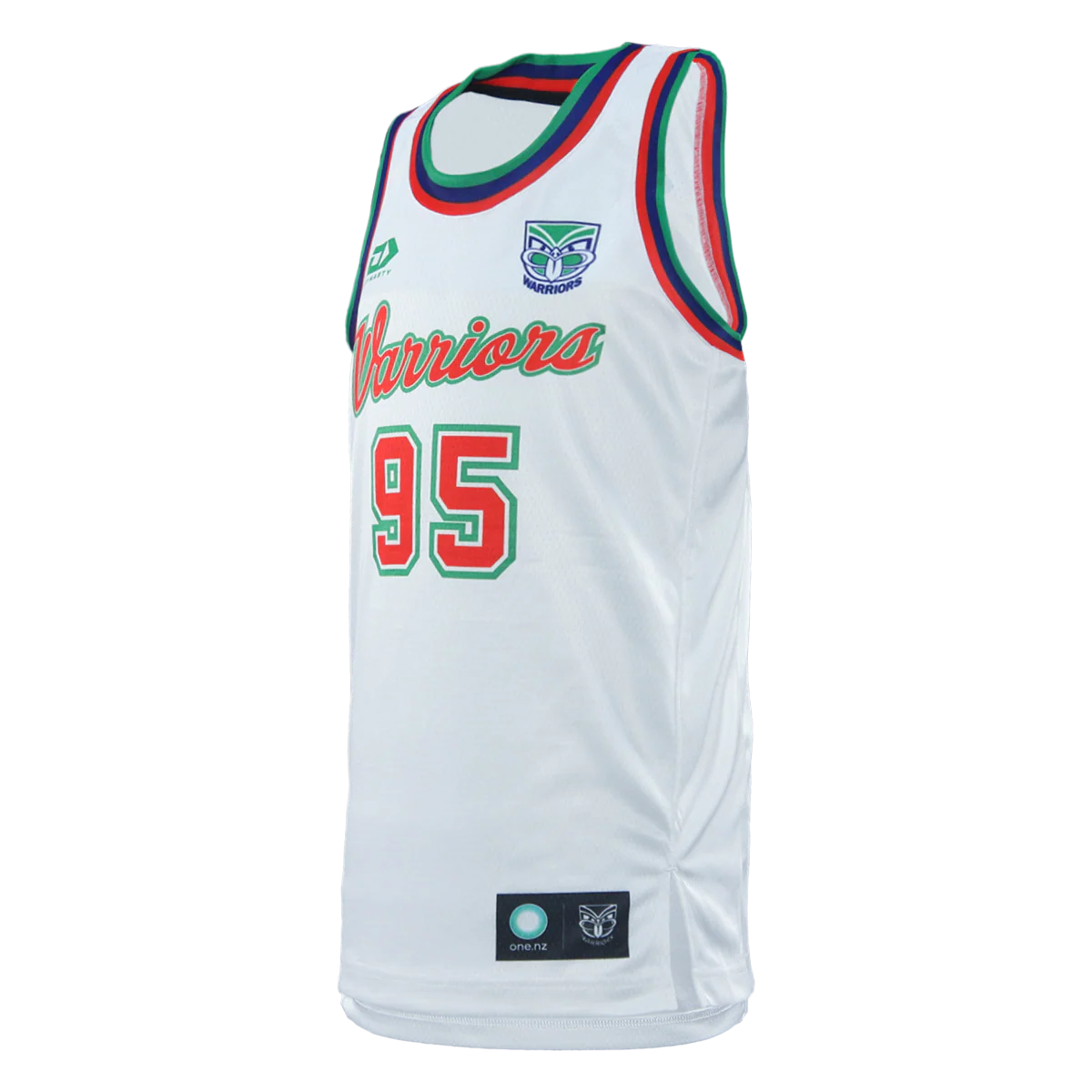 2026 New Zealand Warriors Junior Basketball Singlet - Image 3