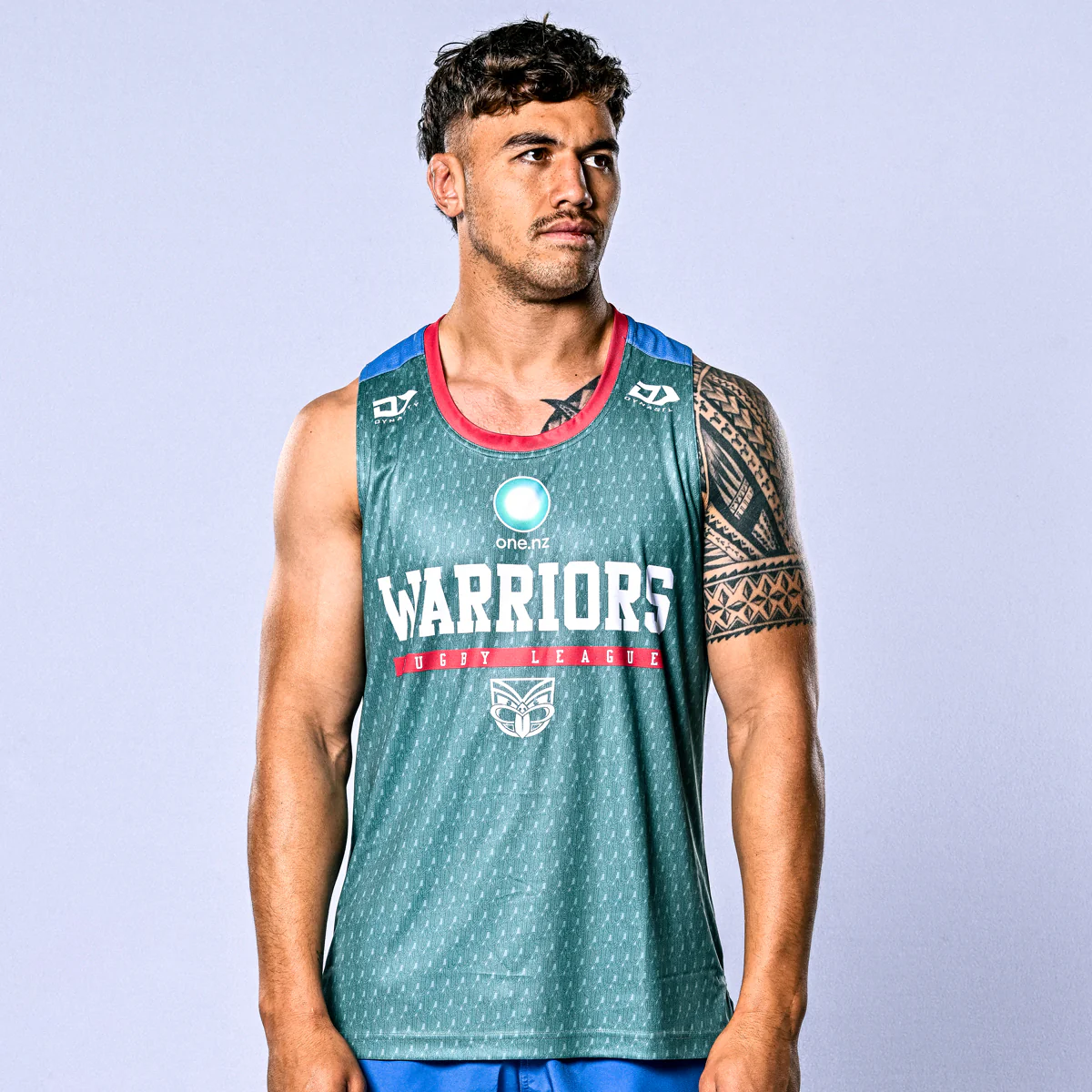 2026 New Zealand Warriors Adults Training Singlet  - Green - Image 2