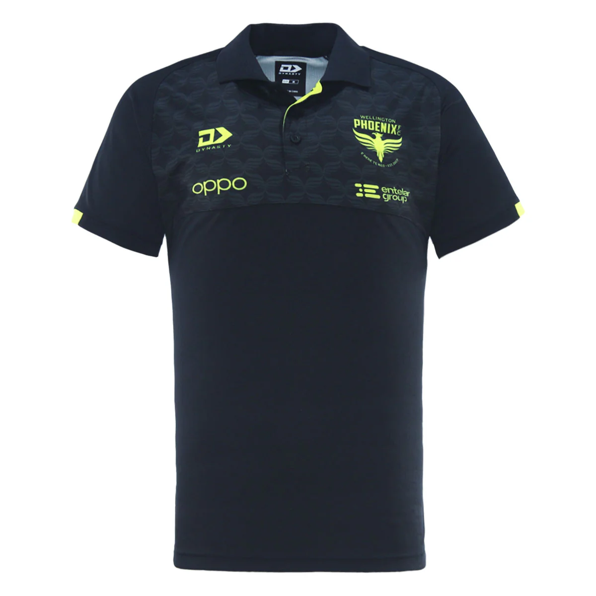 25/26 Wellington Phoenix Adults Media Polo - Black