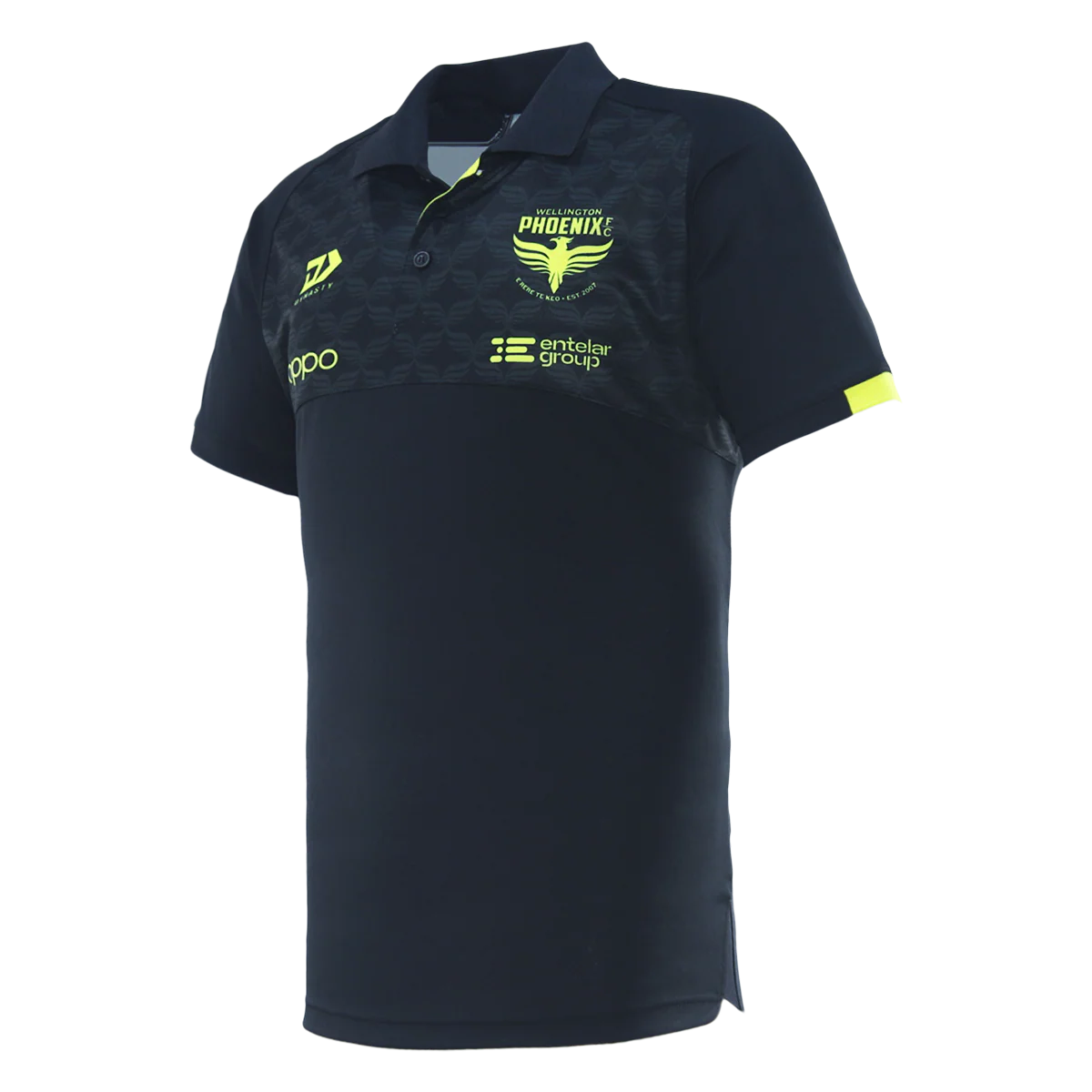 25/26 Wellington Phoenix Adults Media Polo - Black - Image 3