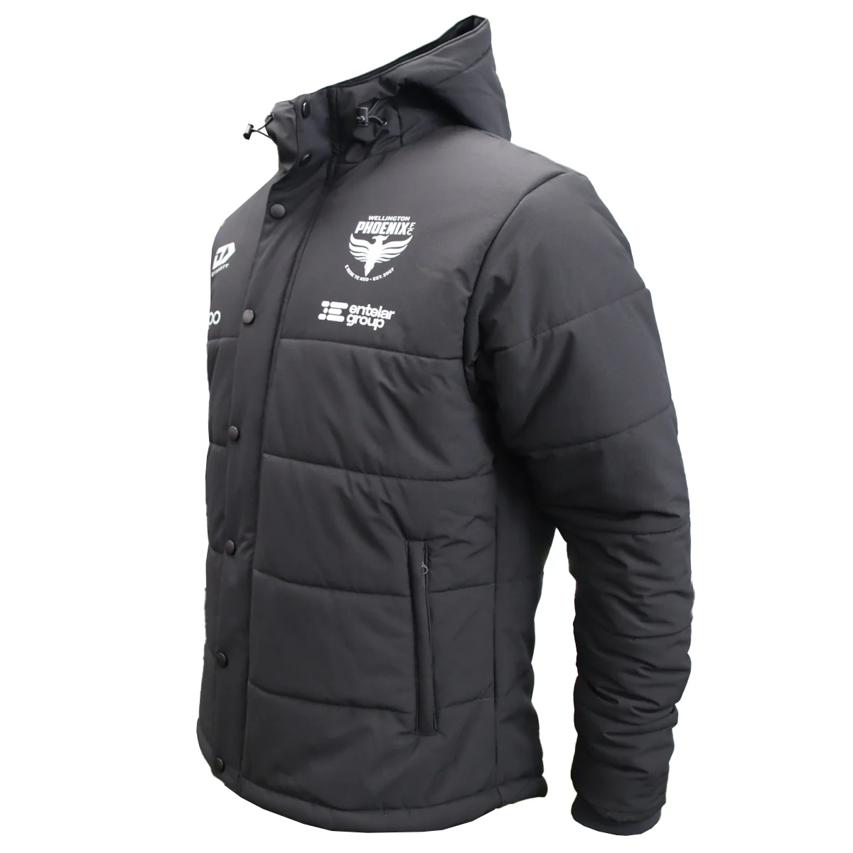 25/26 Wellington Phoenix Adults Puffer Jacket - Image 3
