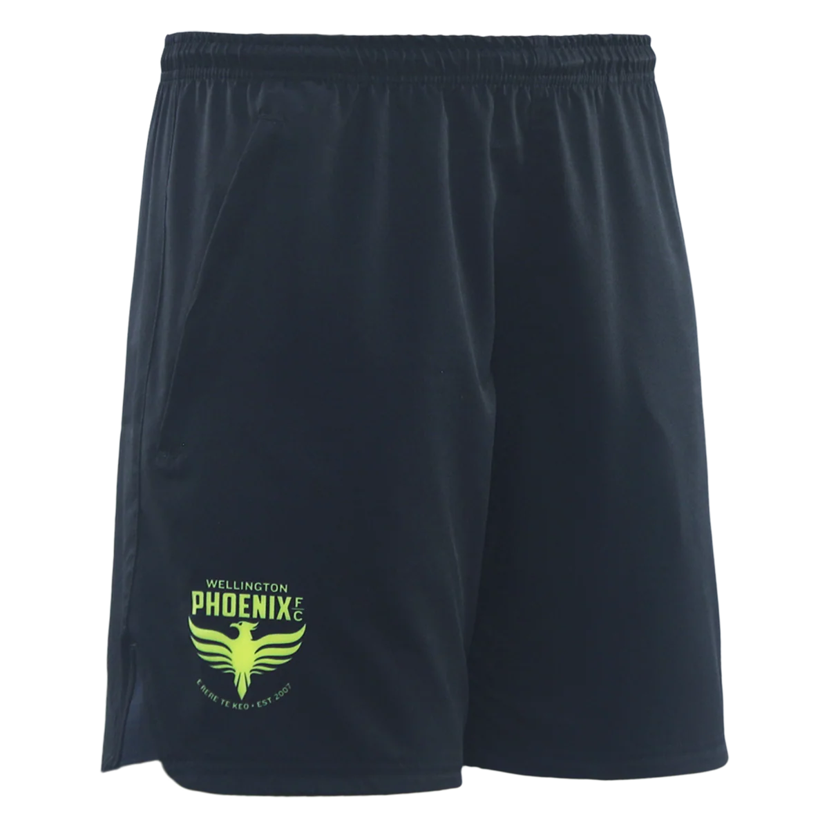 25/26 Wellington Phoenix Adults Travel Gym Short - Black - Image 3