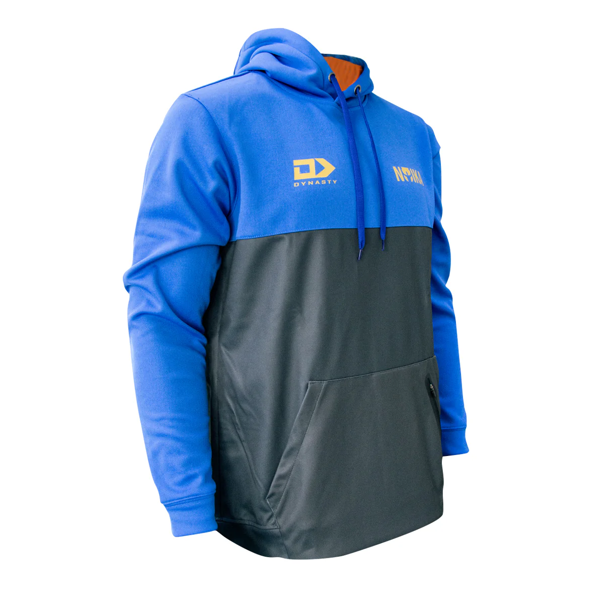 David Nyika Charcoal/Blue Performance Hoodie - Image 4