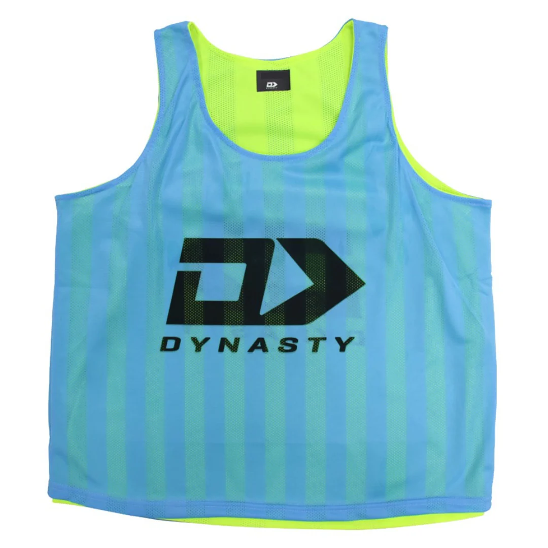 Training Bibs Set - Sky Blue/Fluoro Yellow [Pack of 15]