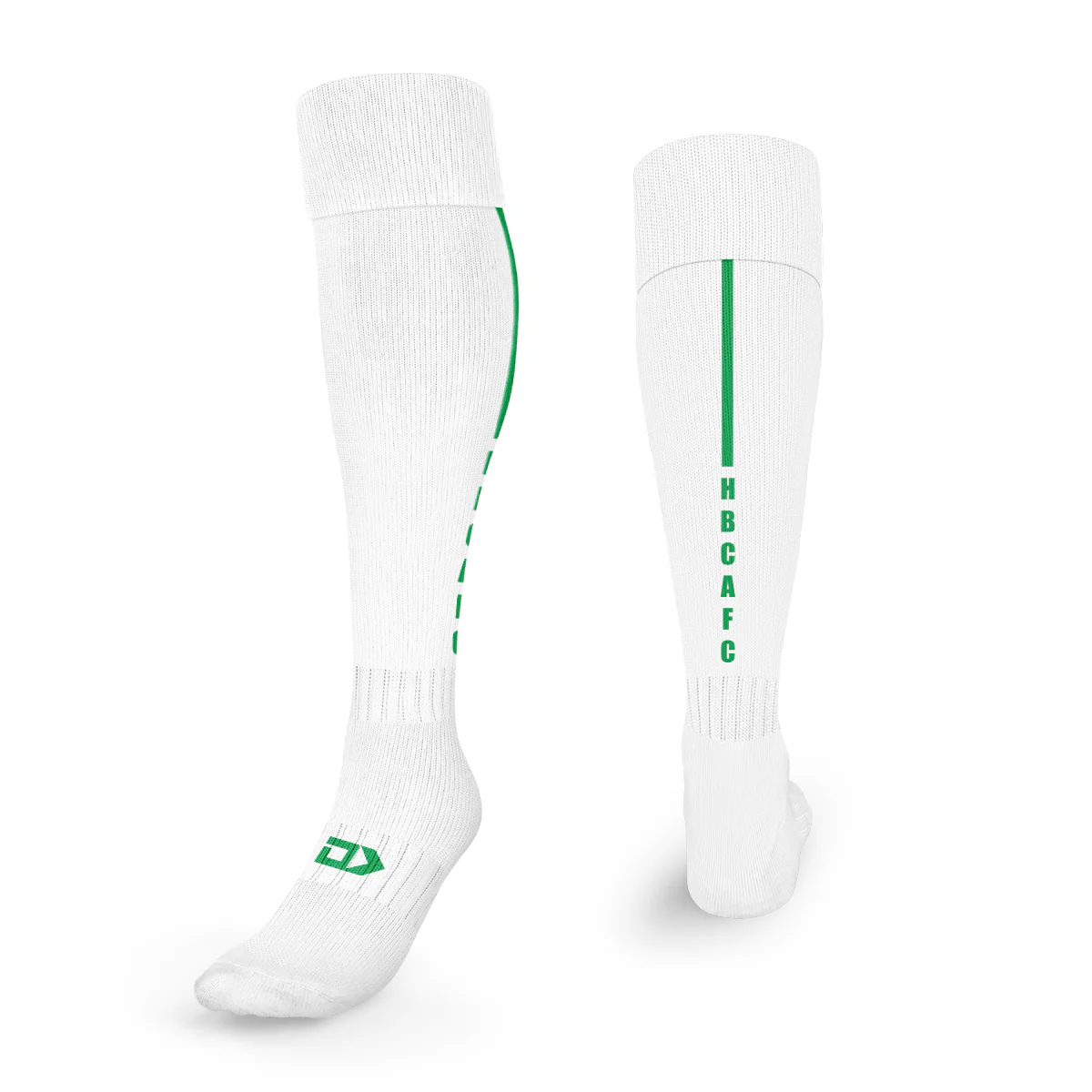 HBCAFC Turnover Sock - White