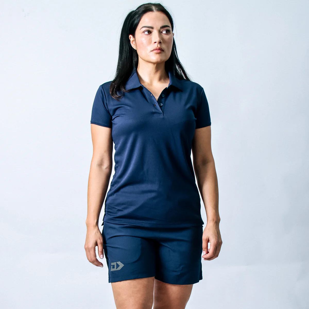 DS Ladies Navy Stock Polo - Image 4