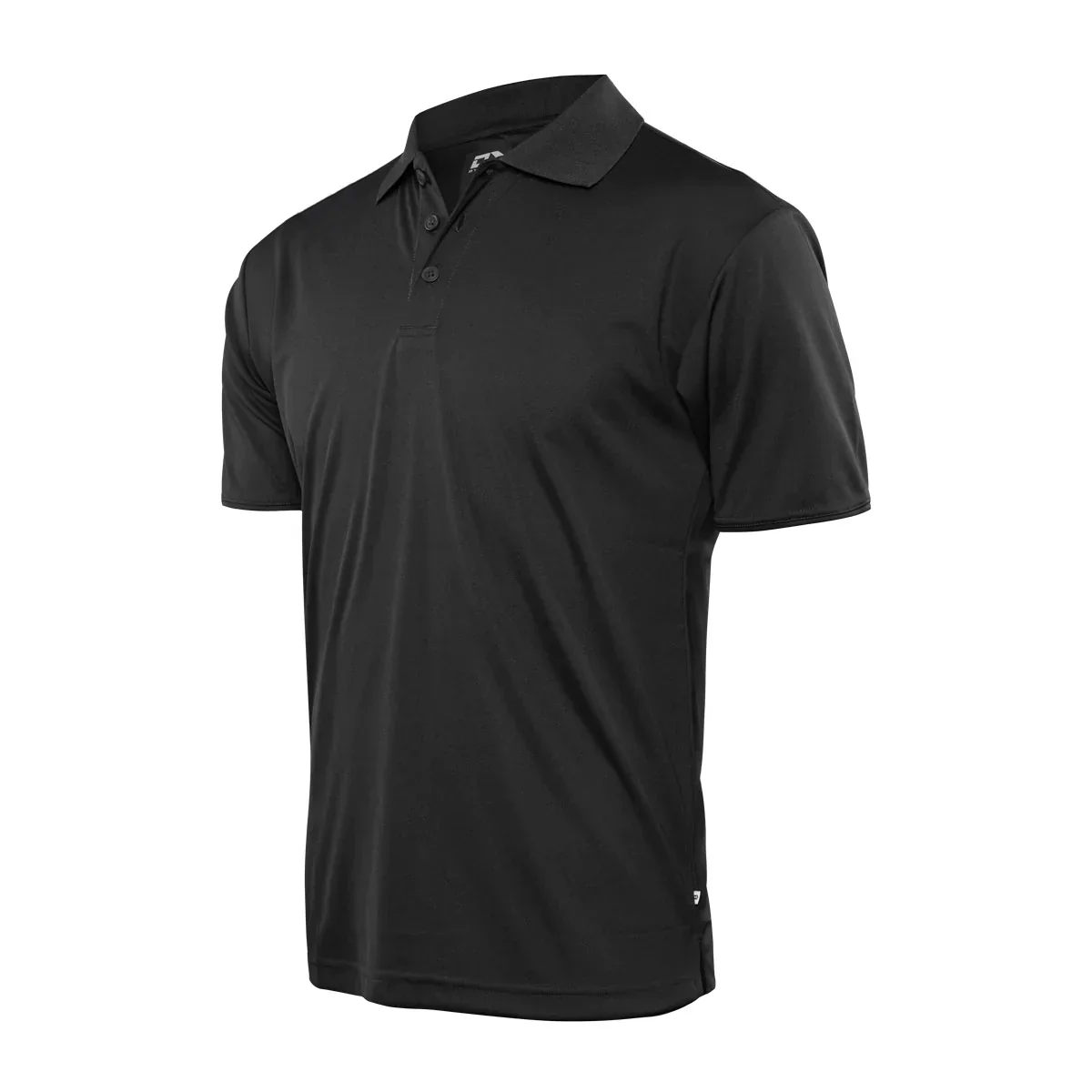 DS Mens Black Stock Polo - Image 3