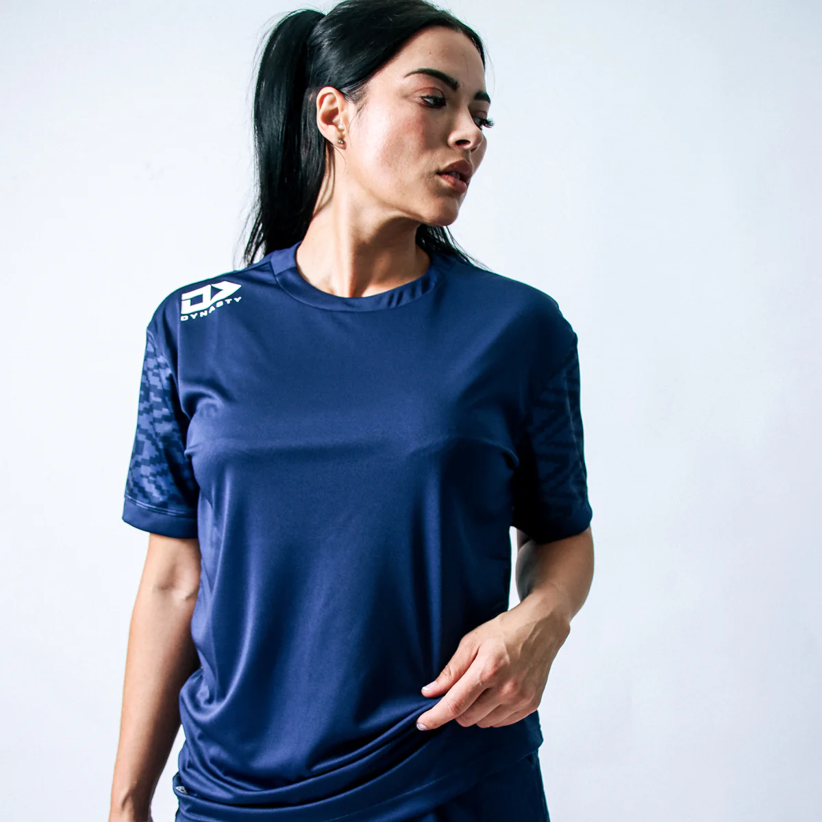 DS Adult Navy Sport Tee - Image 2