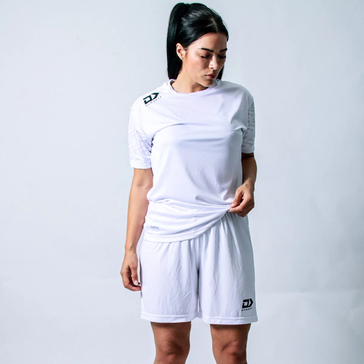 DS Adult White Sport Tee - Image 3