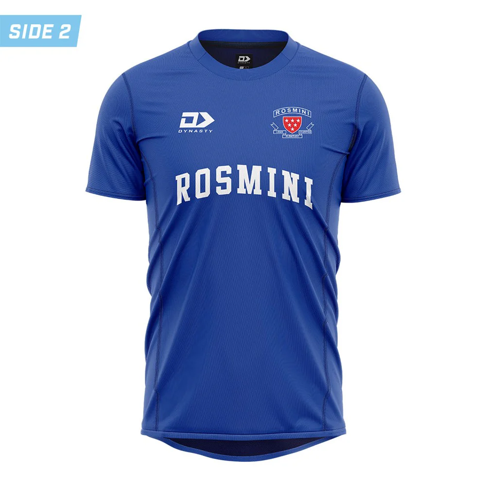 Rosmini College Reversible PE Tee - Navy Curran - Image 3