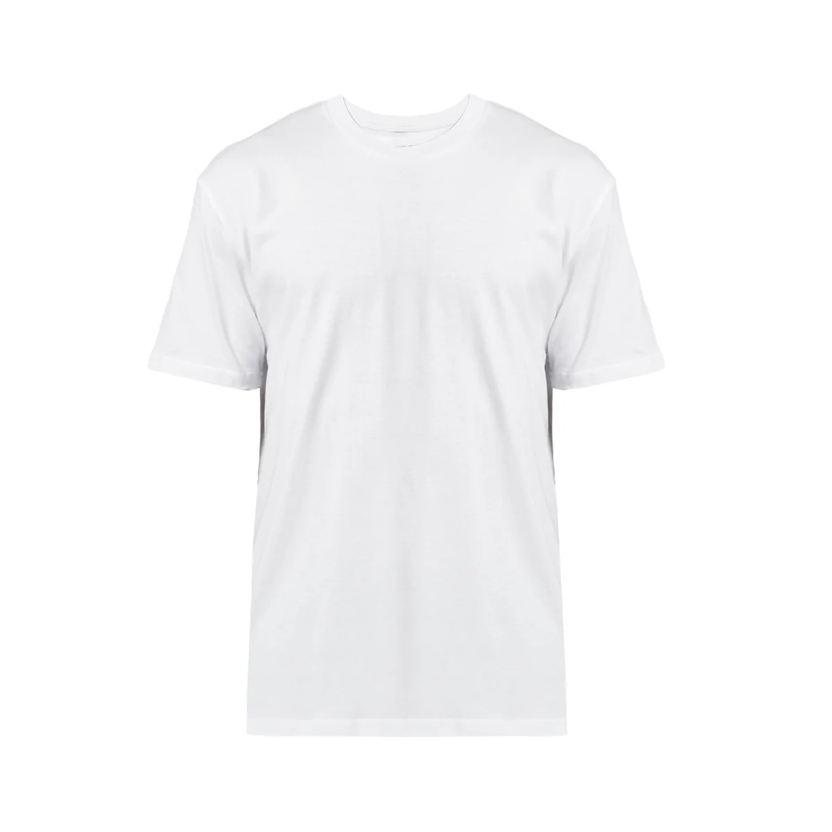 DS Adult White Cotton Tee