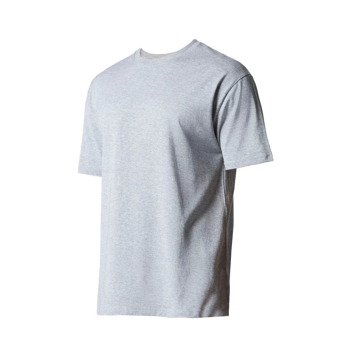 DS Adult Grey Marle Cotton Tee - Image 2
