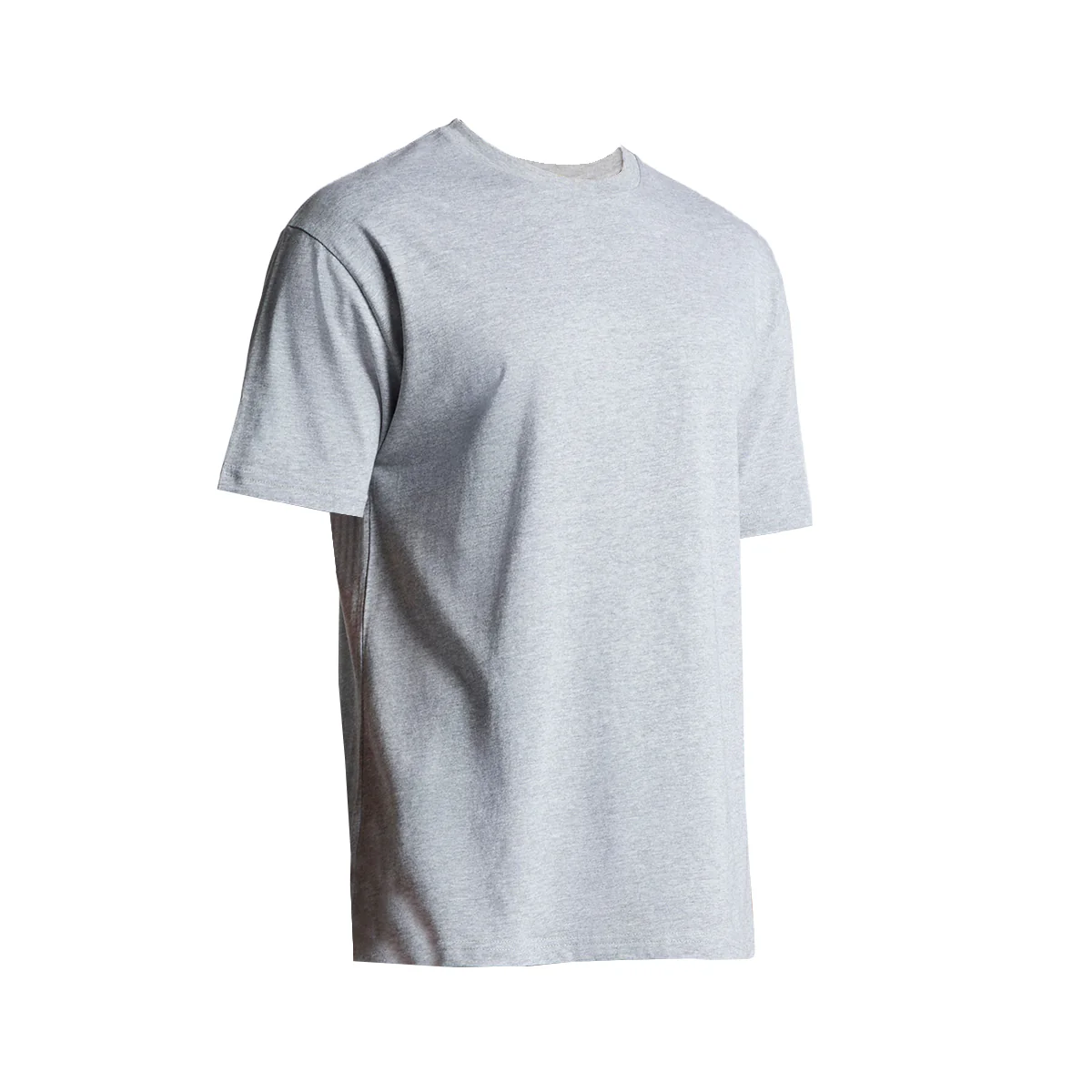 DS Adult Grey Marle Cotton Tee - Image 4