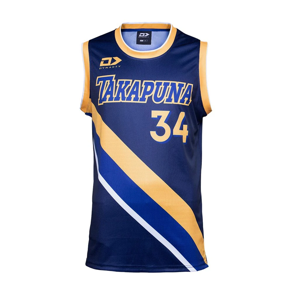 Takapuna Rugby Mens Basketball Singlet - Image 2